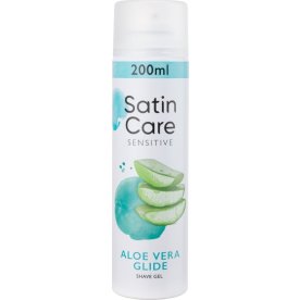 Satin Care Sensitive Barberskum Gel, 200 ml