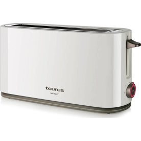 Taurus brødrister mytoast Enkelslot Lang, Hvid