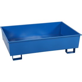 Spildbakke 260 l, HxBxD 35x80x125, Blå