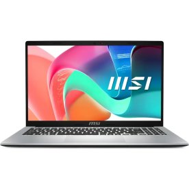 MSI Modern 15 15,6" bærbar computer, sølv