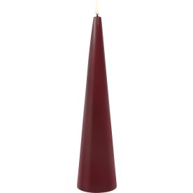 UYUNI LED Keglelys, Vinrød, H.30 cm