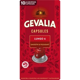 Gevalia Lungo Classic Kaffekapsler 10 stk.