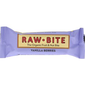 Rawbite Vanilla Berries Snackbar, 50 g