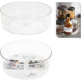 Drejefad, Lazy Susan, klar, Ø23cm, H8,5cm