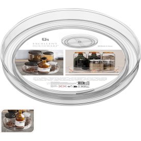 Drejefad, Lazy Susan, klar, Ø29,2cm, H3,5cm