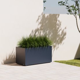 Herstera Plantekrukke, ude, sort, 100x50x50