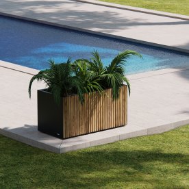 Herstera Plantekrukke, ude, m/træ, 100x50x50