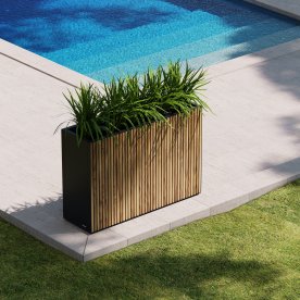 Herstera Plantekrukke, ude, m/træ, 120x40x80