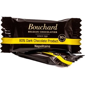 Bouchard Mørk Chokolade 80%, 200 stykker á 5 g