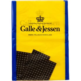 Galle & Jessen Pålægschokolade mørk, 2-pak, 216 g