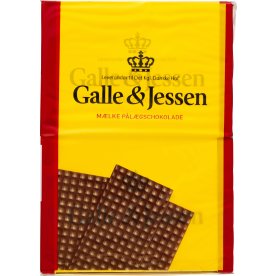 Galle & Jessen Pålægschokolade lys, 2-pak, 216 g