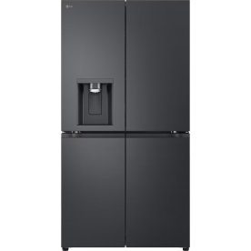 LG køleskab edm Wi-Fi, 641L, vand/is, sort
