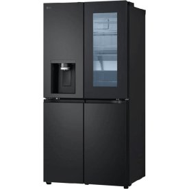 LG køleskab med instaview, 179 cm høj, 508 l, sort
