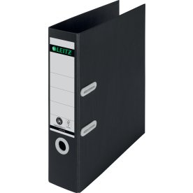 Leitz Recycle 180 Brevordner | A4 | 80mm | Sort