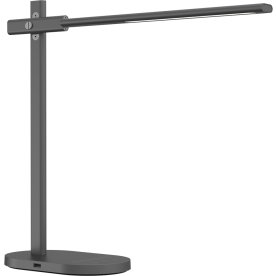 Justerbar kontor bordlampe, Mørkegrå