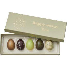 Xocolatl Golden Eggs Påskeæg, 5 stk