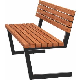 Plus Relax Bænk, 150 cm, Thermowood