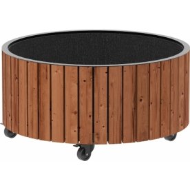 Plus Circle Blomsterkasse Ø70x35 cm, Thermowood