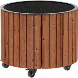 Plus Circle Blomsterkasse Ø55x45 cm, Thermowood