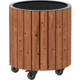 Plus Circle Blomsterkasse Ø40x45 cm, Thermowood