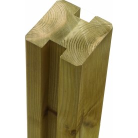 Plus Omlimet Profilstolpe 2 spor, natur, 9x9x268cm
