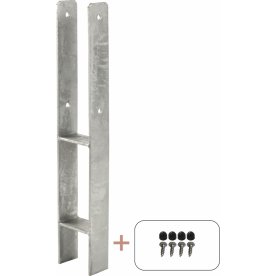 Plus H-Stolpefod 60 cm, til 9x9 cm. stolper
