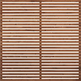 Plus Tokyo Træhegn, Thermowood, 180x180 cm.