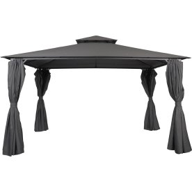 Danni Pavillon luksus, metal/polyester, 4x3m, grå