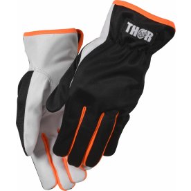Thor Teknik Poly arbejdshandske, Orange, Str. 9