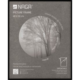 NAGA Billedramme, 40x50 cm, sort