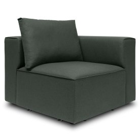 Fondi modulsofa, hjørnemodul, grøn, 1 stk