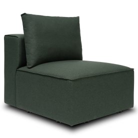 Fondi modulsofa, midtermodul, grøn, 1 stk
