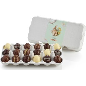 Æggebakke med 18 stk. mini luksusæg, 145 g