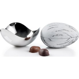 Georg Jensen Bloom skål/ metalæg m/marcipanæg,140g