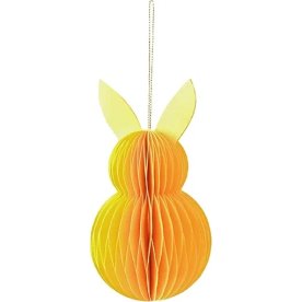 Honeycomb Kanin i Papir H15cm, gul