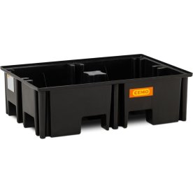 Opsamlingskar uden rist, PE, 220L, 120x80 cm.