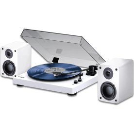 MIXX Pladespiller Vinyl Inkl. Højttalere, hvid