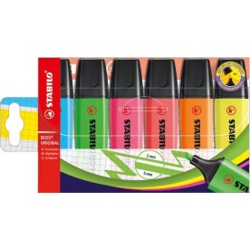 Stabilo Boss Original Highlighter | 6 farver