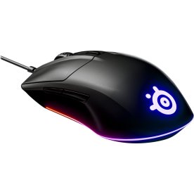 SteelSeries Rival 3 optisk kablet mus, sort