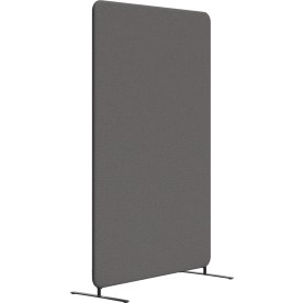 Abstracta Softline skærmvæg H170xB120 cm, grå