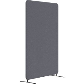 Abstracta Softline skærmvæg H136xB80 cm, blå