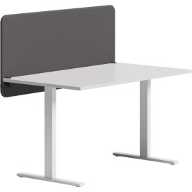 Abstracta Softline bordskærmvæg H65xB80 cm, grå