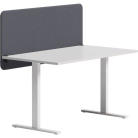 Abstracta Softline bordskærmvæg H65xB140 cm, blå