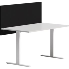 Abstracta Soneo bordskærmvæg H65xB200 cm, sort
