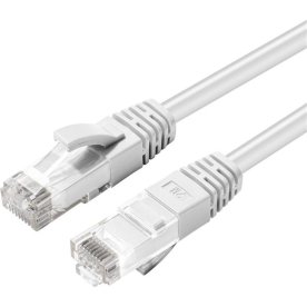 MicroConnect CAT6 U/UTP netværk kabel, 0.2m, hvid