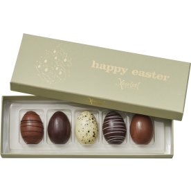 Xocolatl Golden Egg  Marcipan Påskeæg, 5 stk