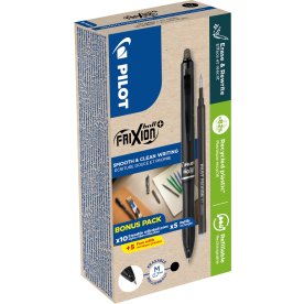 Pilot Frixion Ball+ Greenpack | Rollerpen | Sort