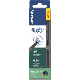Pilot Frixion Ball+ Rollerpen | M | 4 farver