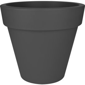 Elho Pure Round Blomsterkrukke, 39 cm, anthracite