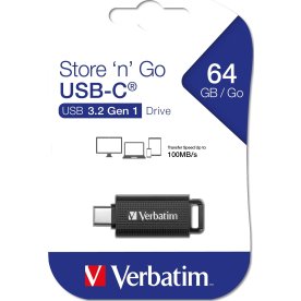 Verbatim Store'n'Go USB-C 3.2 Gen 1, 64GB